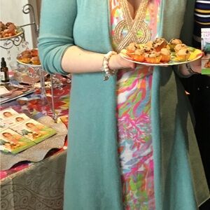 Calypso St. Barth Seafoam Cashmere Duster